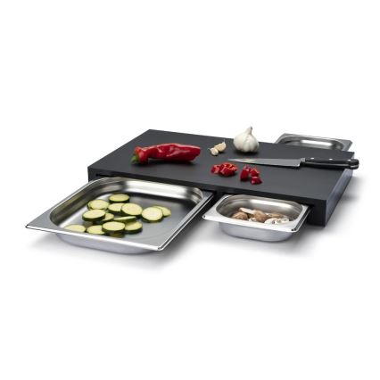 Continenta C5328 - Set: Schneidebrett 49,5 x 32,5 cm + 3 duracore-Schüsseln