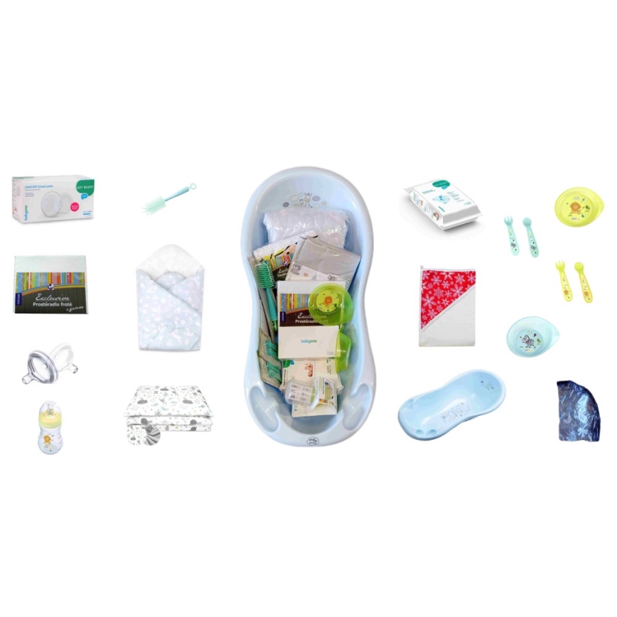 COSING - 16-teiliges Starter-Set für Neugeborene, blau