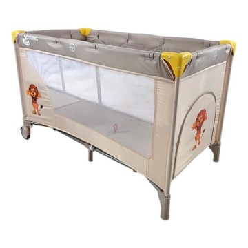 COSING - Reisebett mit verstellbarer Liegeposition ADAM Lion Beige