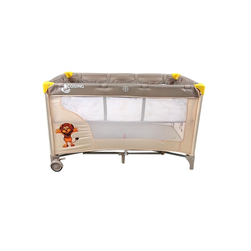 COSING - Reisebett mit verstellbarer Liegeposition ADAM Lion Beige