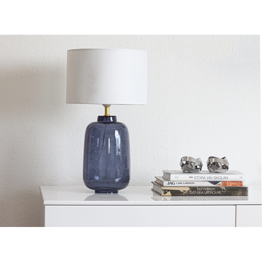 Cottex - Tischlampe BLAKE 1xE27/8W/230V blau