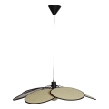 Cottex - Pendelleuchte mit Kabelaufhängung WINF 1xE27/8W/230V beige/schwarz