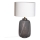 Cottex - Tischlampe BLAKE 1xE27/8W/230V grau