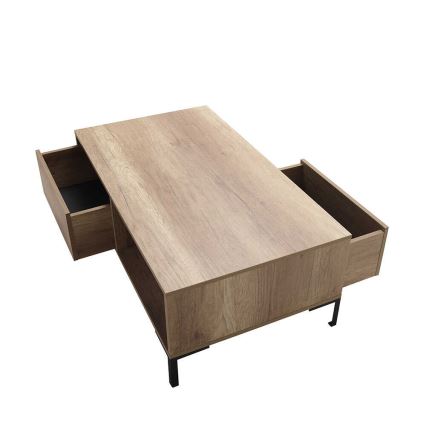 Couchtisch 42x103 cm braun
