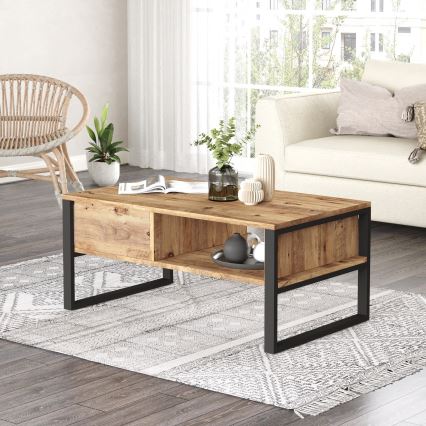 Couchtisch 44,4x100 cm Kiefer atlantisch