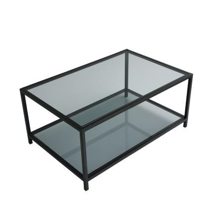 Couchtisch ASTROSEHPA 40x90 cm schwarz