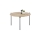 Couchtisch AURA Ø 55 cm Eiche/Anthrazit
