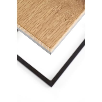 Couchtisch AURIA Eiche/Schwarz