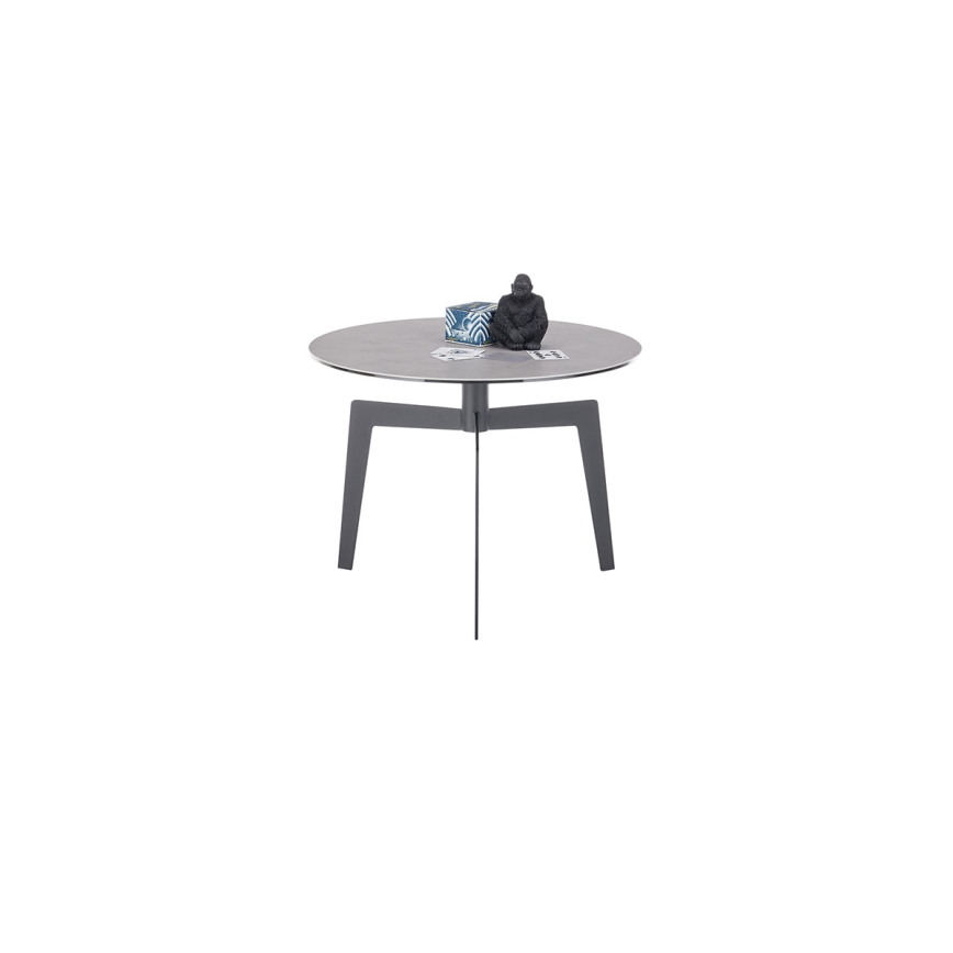 Couchtisch BALANCE Ø 60 cm, Grau/Anthrazit