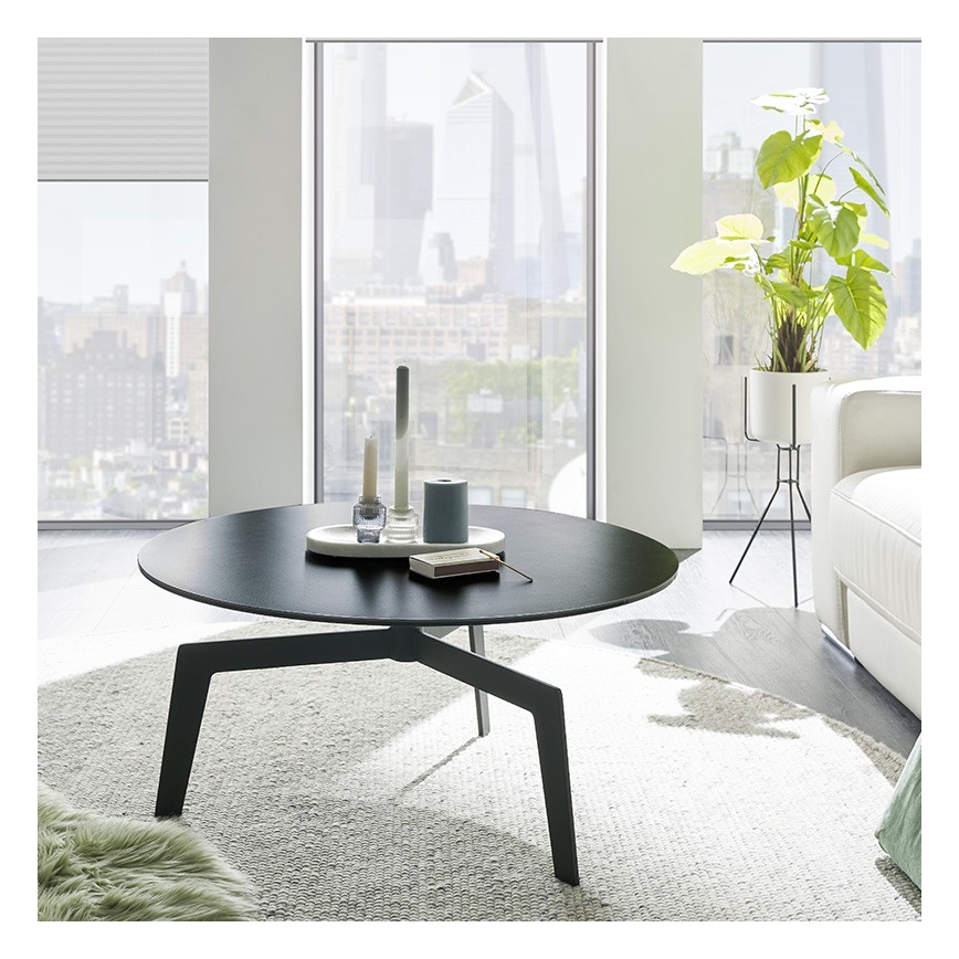 Couchtisch BALANCE Ø 80 cm grau/anthrazit
