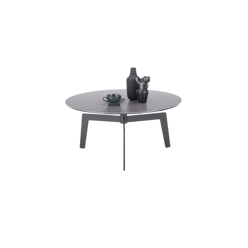 Couchtisch BALANCE Ø 80 cm grau/anthrazit