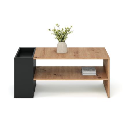 Couchtisch BELA 100x42 cm Eiche Artisan/Anthrazit