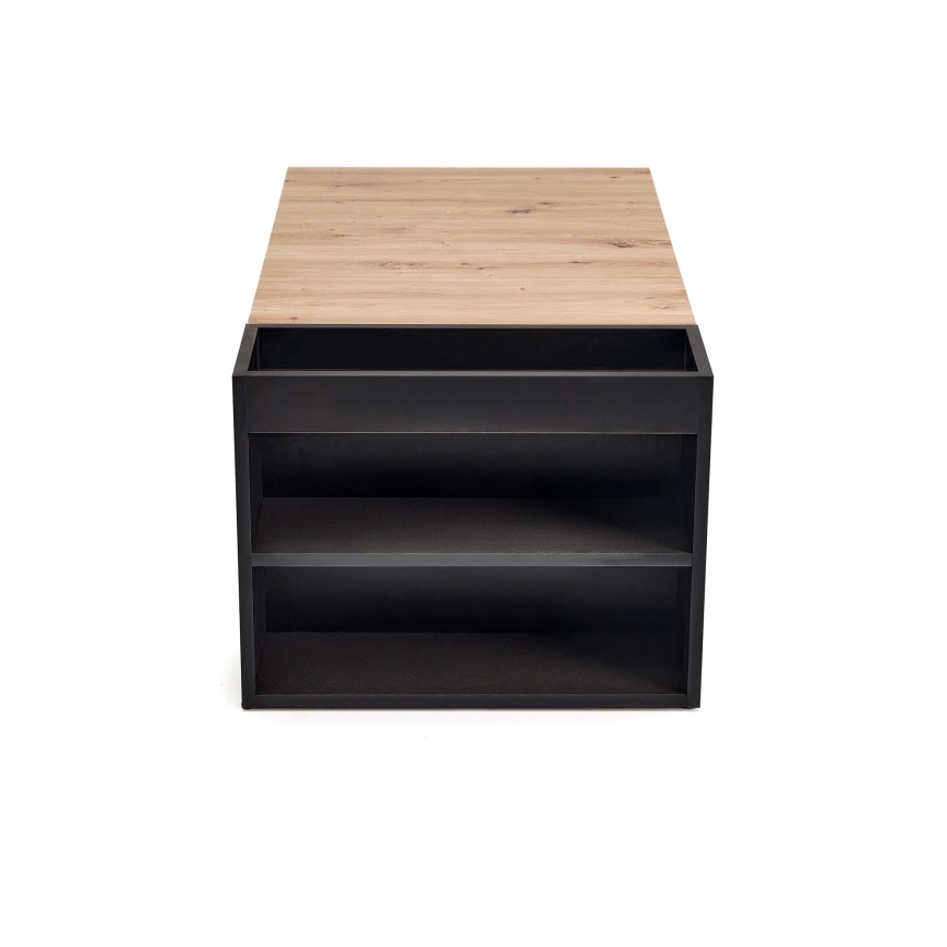 Couchtisch BELA 100x42 cm Eiche Artisan/Anthrazit