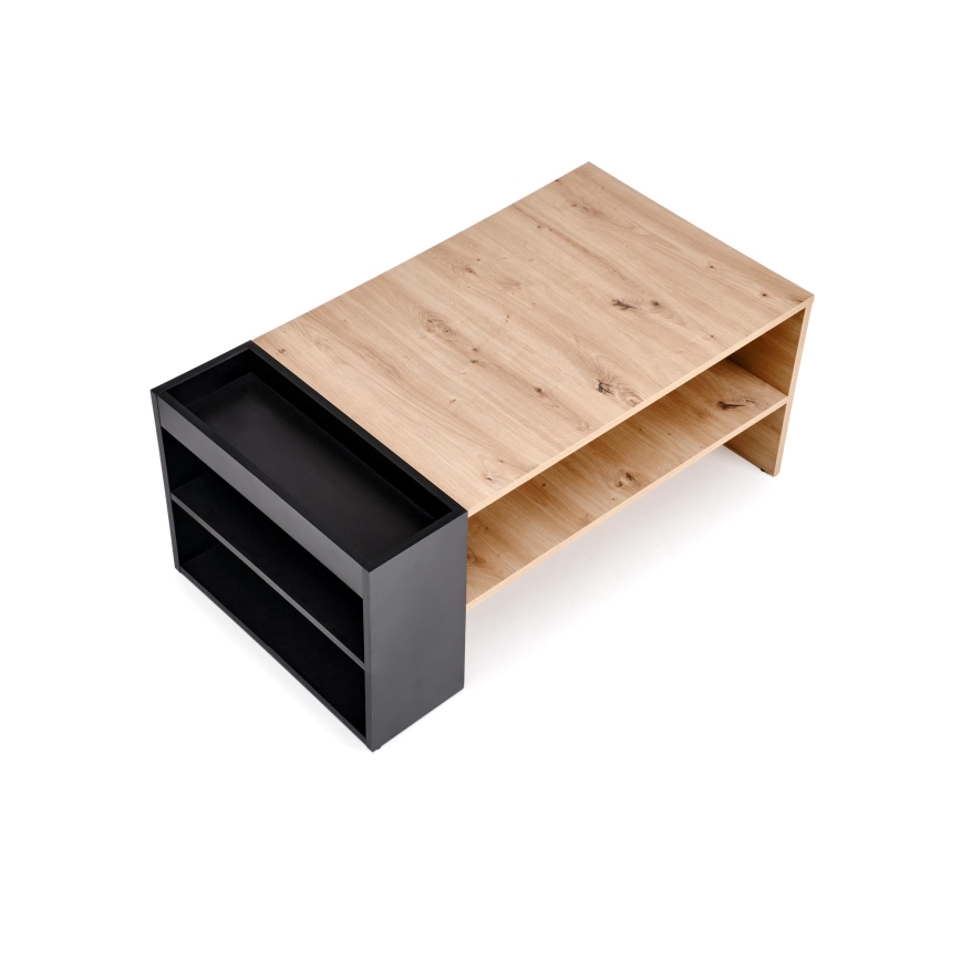 Couchtisch BELA 100x42 cm Eiche Artisan/Anthrazit