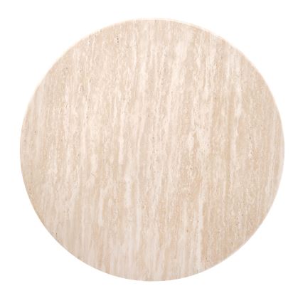 Couchtisch CALDO Ø 50 cm, braun/beige