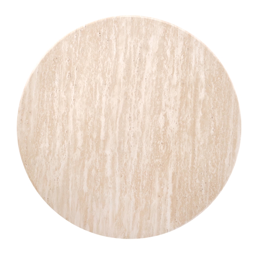 Couchtisch CALDO Ø 50 cm, braun/beige