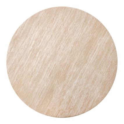 Couchtisch CALDO, Ø 80 cm, braun/beige