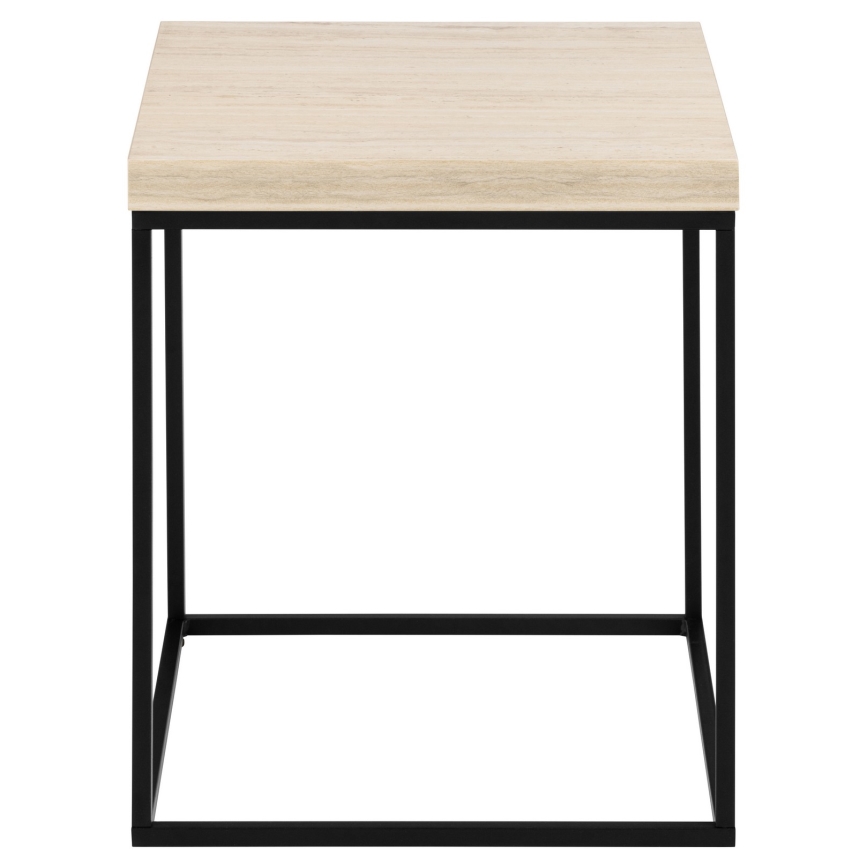 Couchtisch CAMILO 40x40 cm Travertin