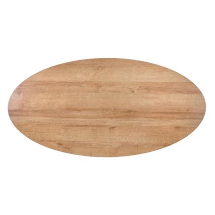 Couchtisch mit Schublade CAROLINA 41 x 120 cm, goldene Eiche/Schwarz