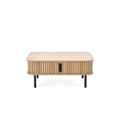 Couchtisch CASA 90 x 50 cm, braun/schwarz