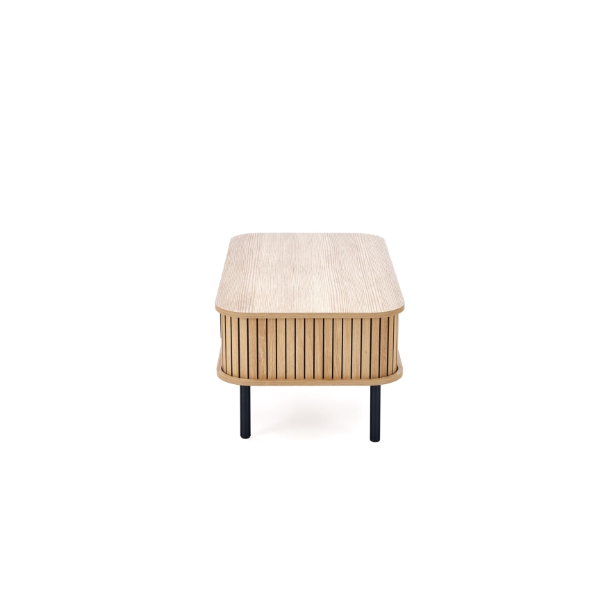 Couchtisch CASA 90 x 50 cm, braun/schwarz