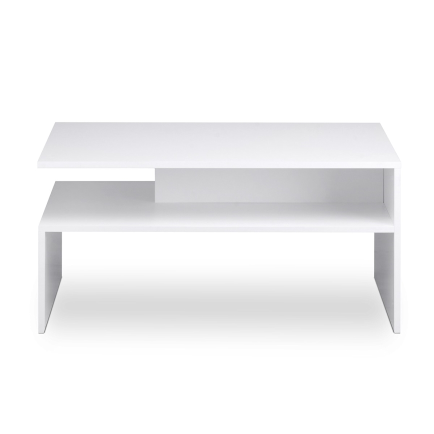 Couchtisch DELCHI 45x90 cm weiß+