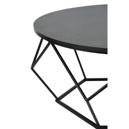 Couchtisch DIAMOND 41,5x90 cm schwarz