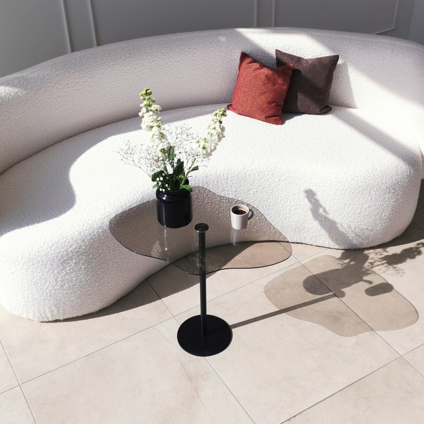 Couchtisch DIOR 50x60 cm schwarz