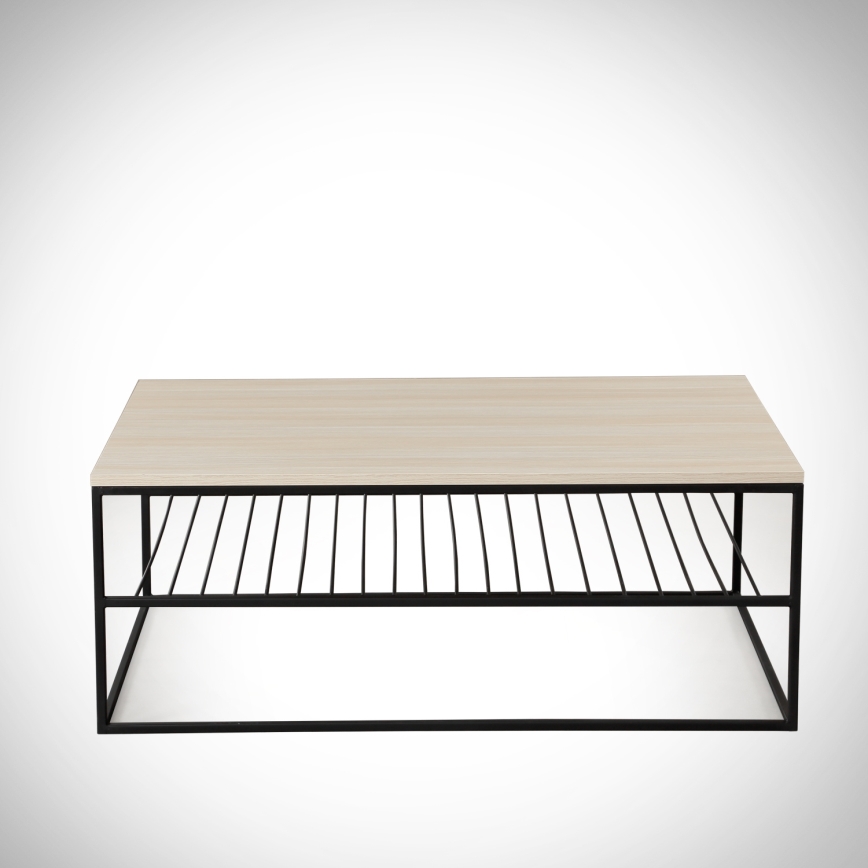 Couchtisch ETNA 43x95 cm beige/schwarz