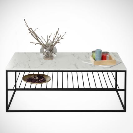 Couchtisch ETNA 43x95 cm grau/schwarz