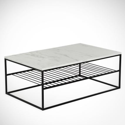 Couchtisch ETNA 43x95 cm grau/schwarz