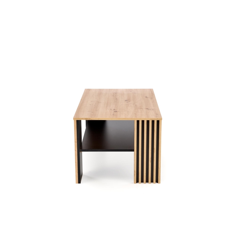 Couchtisch FORMA 110x65 cm braun/schwarz