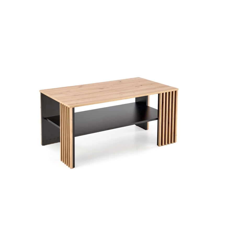 Couchtisch FORMA 110x65 cm braun/schwarz