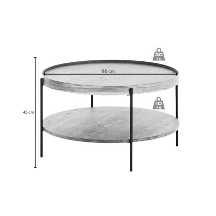 Couchtisch FURNI Eiche