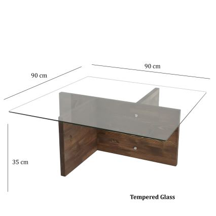 Couchtisch GLORY 35x90 cm Kiefer