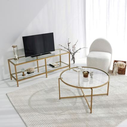 Couchtisch GOLD SUN 40x83 cm gold