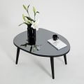 Couchtisch GUSTO 38x75 cm schwarz
