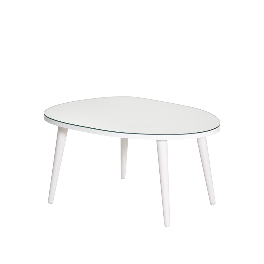 Couchtisch GUSTO 38x75 cm weiß