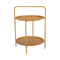 Couchtisch HAGE 50 x 66 cm braun
