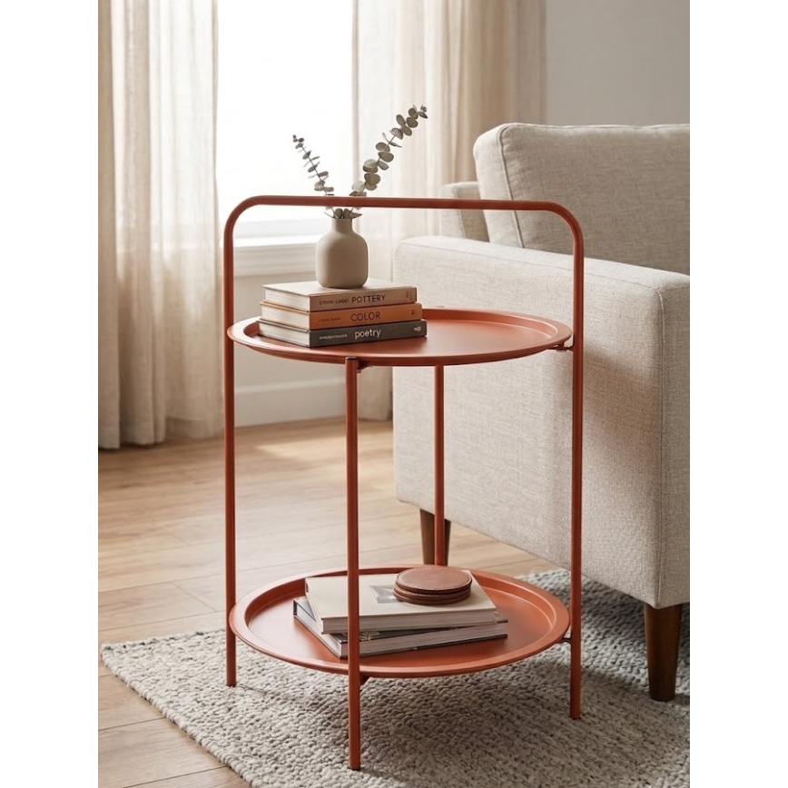 Couchtisch HAGE 50x66 cm orange