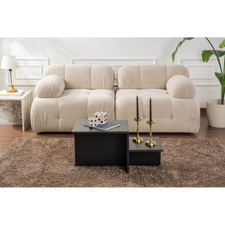 Couchtisch HARMONY 40x80 cm schwarz