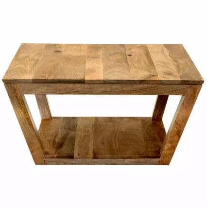 Couchtisch HINA 80x80 cm Massivholz/Mangobaum