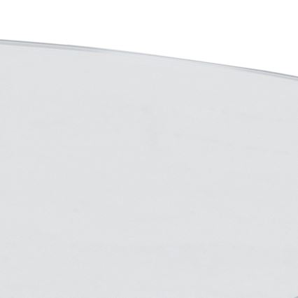 Couchtisch LUCA 82 cm, klar/silber