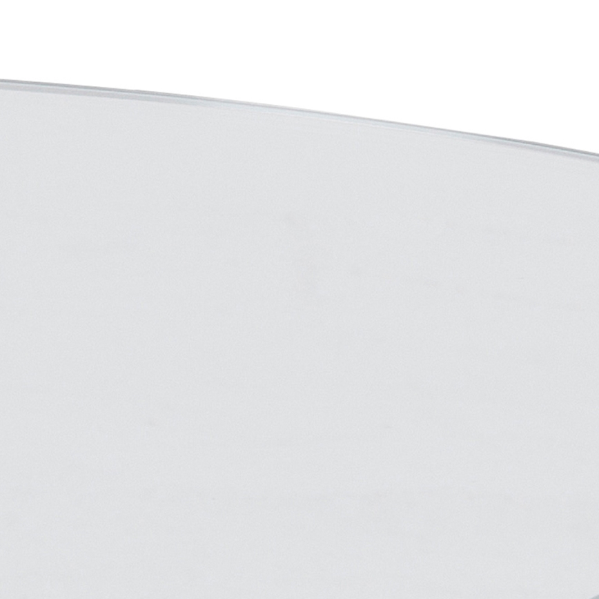 Couchtisch LUCA 82 cm, klar/silber