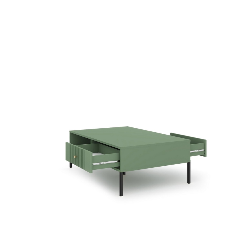 Couchtisch LUE grün/schwarz