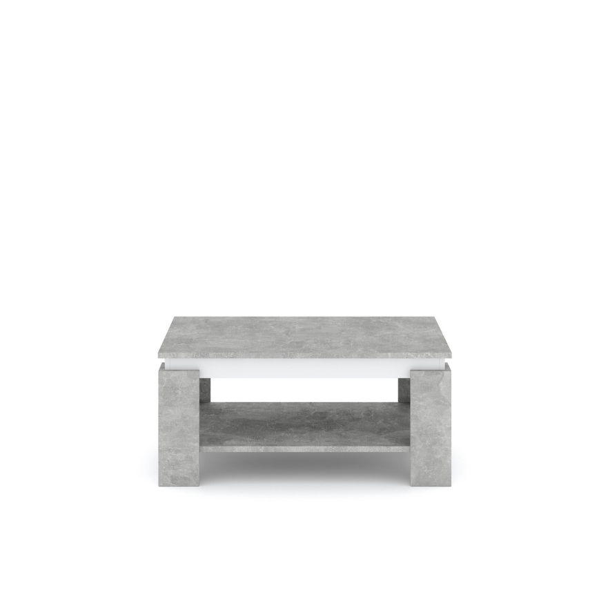 Couchtisch LUNO grau Beton/Anthrazit