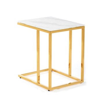 Couchtisch LURUS 40x50 cm gold