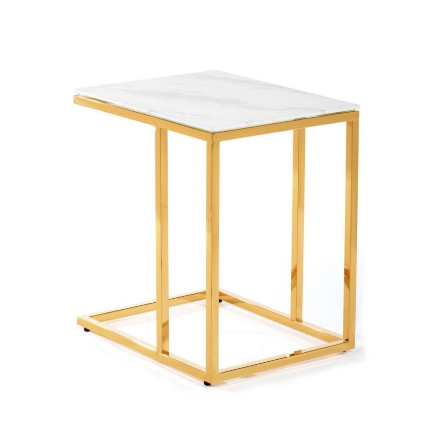 Couchtisch LURUS 40x50 cm gold