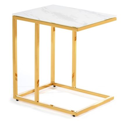 Couchtisch LURUS 40x50 cm gold