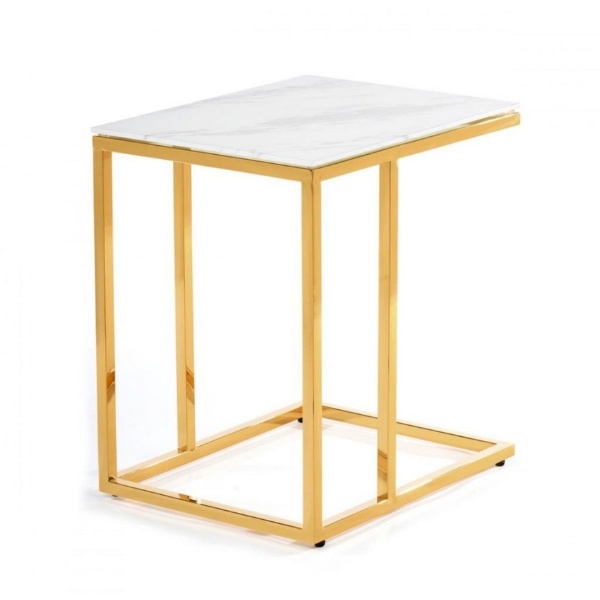 Couchtisch LURUS 40x50 cm gold